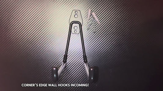 3 Piece Large Square Heavy Duty Wall Hooks